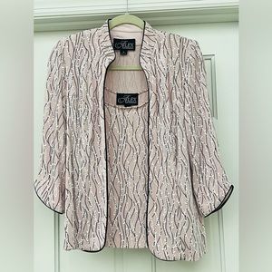 Alex Evenings formal top set size Medium
